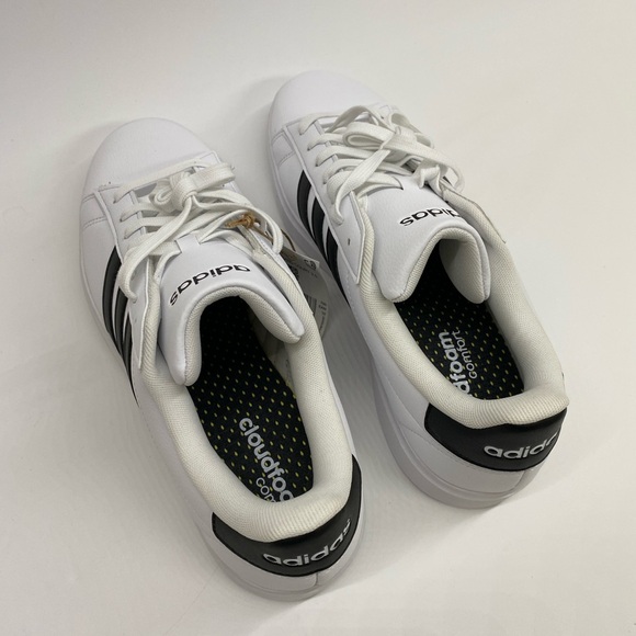 NIB Adidas Grand Court 2.0 Sneakers Men’s Size 10.5 White - Picture 3 of 10